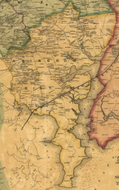 Map of Abingdon - 1878